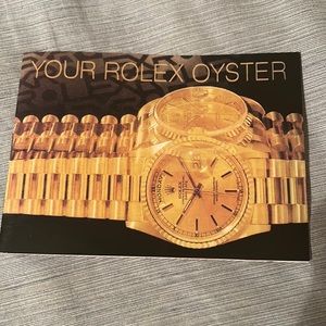 1994 Rolex Oyster brochure that came with watch